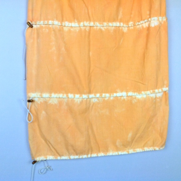 Private Circle Skirt Women Junior 5 Orange Tie Dye - Picture 6 of 7